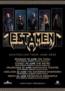 TESTAMENT's CHRIS DOVAS Shares Drum-Cam Video Of 'D.N.R.' Performance From Melbourne, Australia