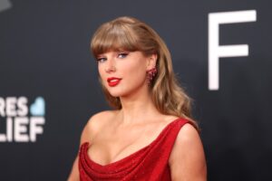 Taylor Swift at the Grammy Awards.