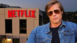 Netflix HQ and Brad Pitt as Cliff Booth in 'Once Upon a Time in Hollywood'