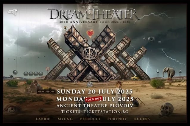 Watch: DREAM THEATER Performs At Ancient Amphitheater In Plovdiv, Bulgaria During Summer 2025 European Tour