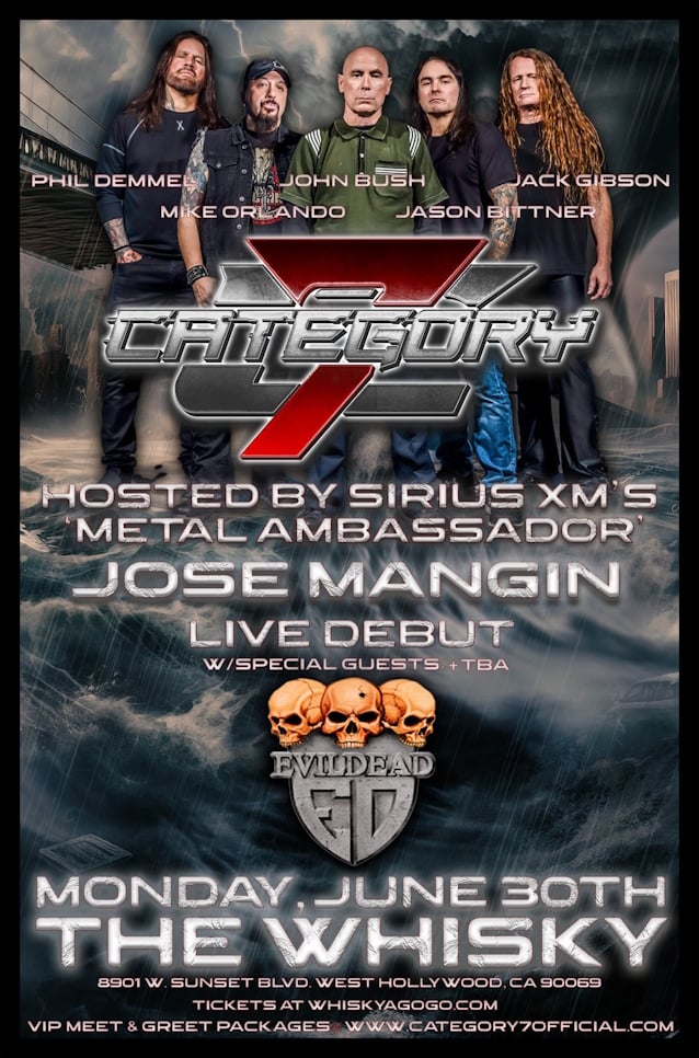 Watch: Supergroup CATEGORY 7, Feat. ARMORED SAINT, EXODUS, Ex-MACHINE HEAD Members, Performs Live For First Time