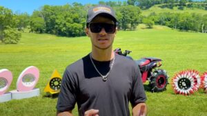 WhistlinDiesel & Steve-O put triangle wheels on four-wheeler in absurd experiment