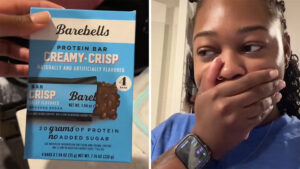 Woman Buys Barebells Protein Bars. Where Are They?