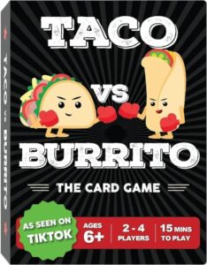 taco vs burrito card game cover