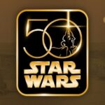Logo for the 50th anniversary of Star Wars.