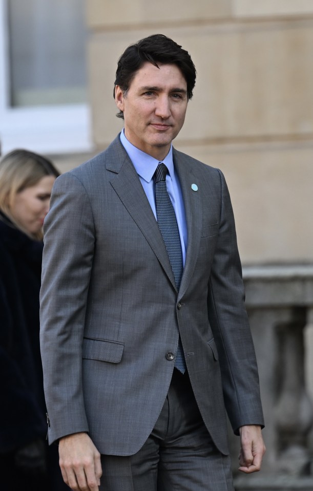 Canadian Prime Minister Justin Trudeau at a summit in London.