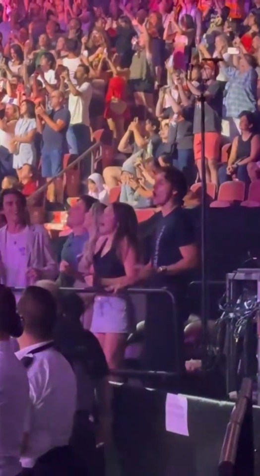 Justin Trudeau at a Katy Perry concert.