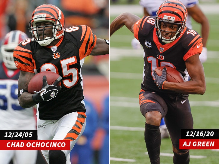 AJ Green Chad Ochocinco Getty