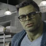 Professor Hulk with glasses in Avengers: Endgame