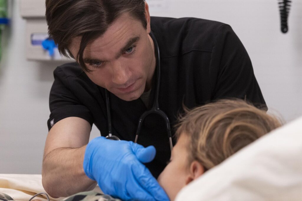 The creative team cut a scene from the pilot that revealed too much about the arc of Dr. Langdon, played by Patrick Ball.
