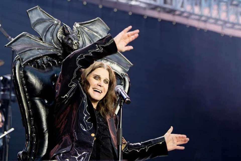 All aboard! Heavy metal royalty have descended on Villa Park to help @ozzyosbourne and @blacksabbath finish the journey where it all began. Head to rollingstone.co.uk for our full five star review of Ozzys farewell gig. , Ozzy Osbourne