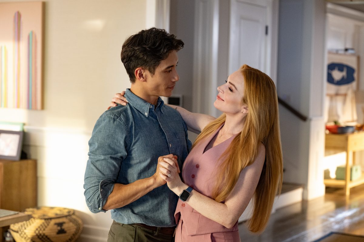 Freakier Friday Manny Jacinto as Eric and Lindsay Lohan as Anna