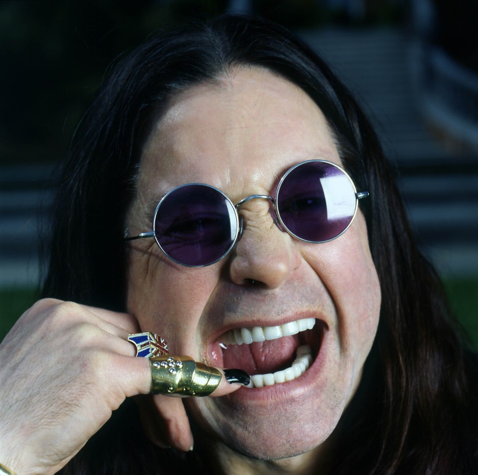 Close-up portrait of Ozzy Osbourne.