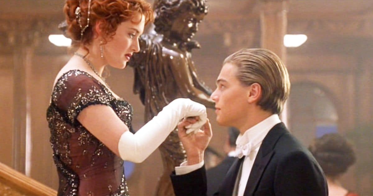 Leonardo DiCaprio como Jack Dawson, un papel que se convirtió en definición de carrera.