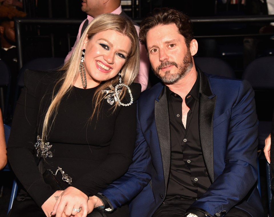 Kelly Clarkson and Brandon Blackstock at the CMT Music Awards.