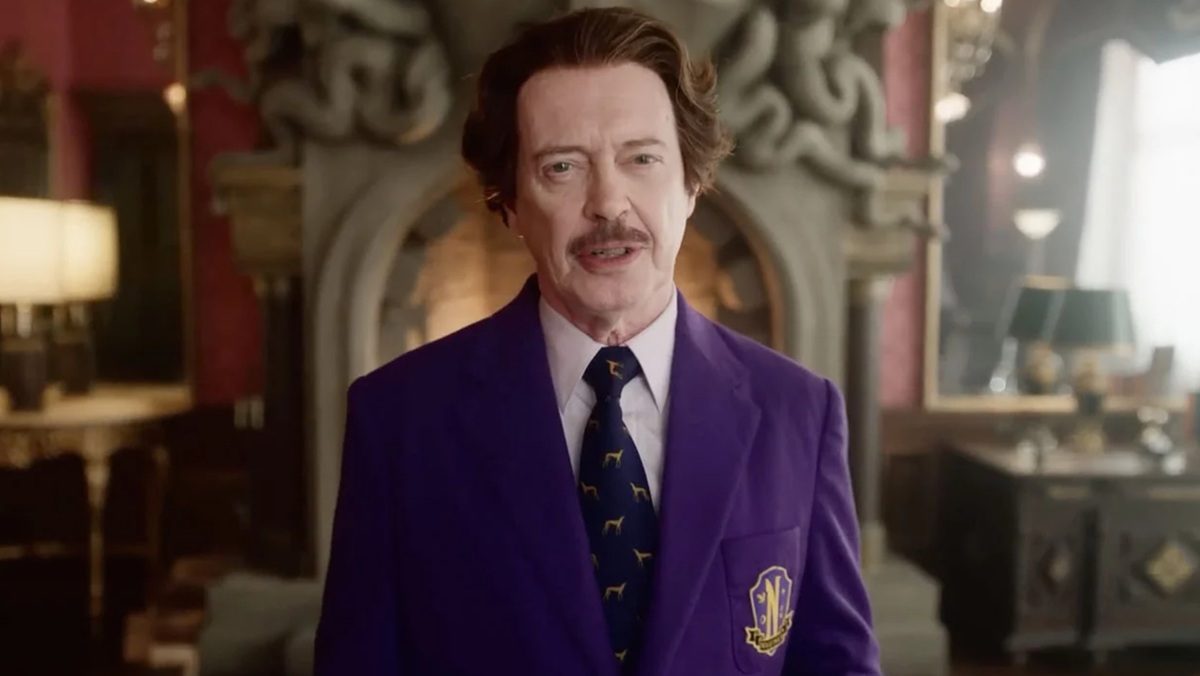 Steve Buscemi como director Barry Dort en la temporada 2 del miércoles.