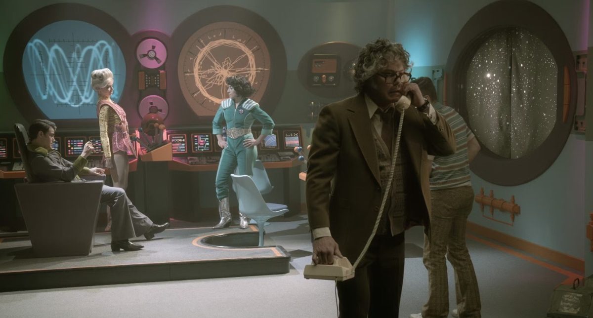 Anson Mount plays a counterpart to Gene Roddenberry in the Star Trek: Strange New Worlds episode A Space Adventure Hour.