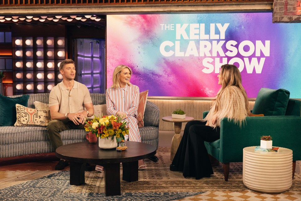 Kyle Cooke and Lindsay Hubbard on The Kelly Clarkson Show.