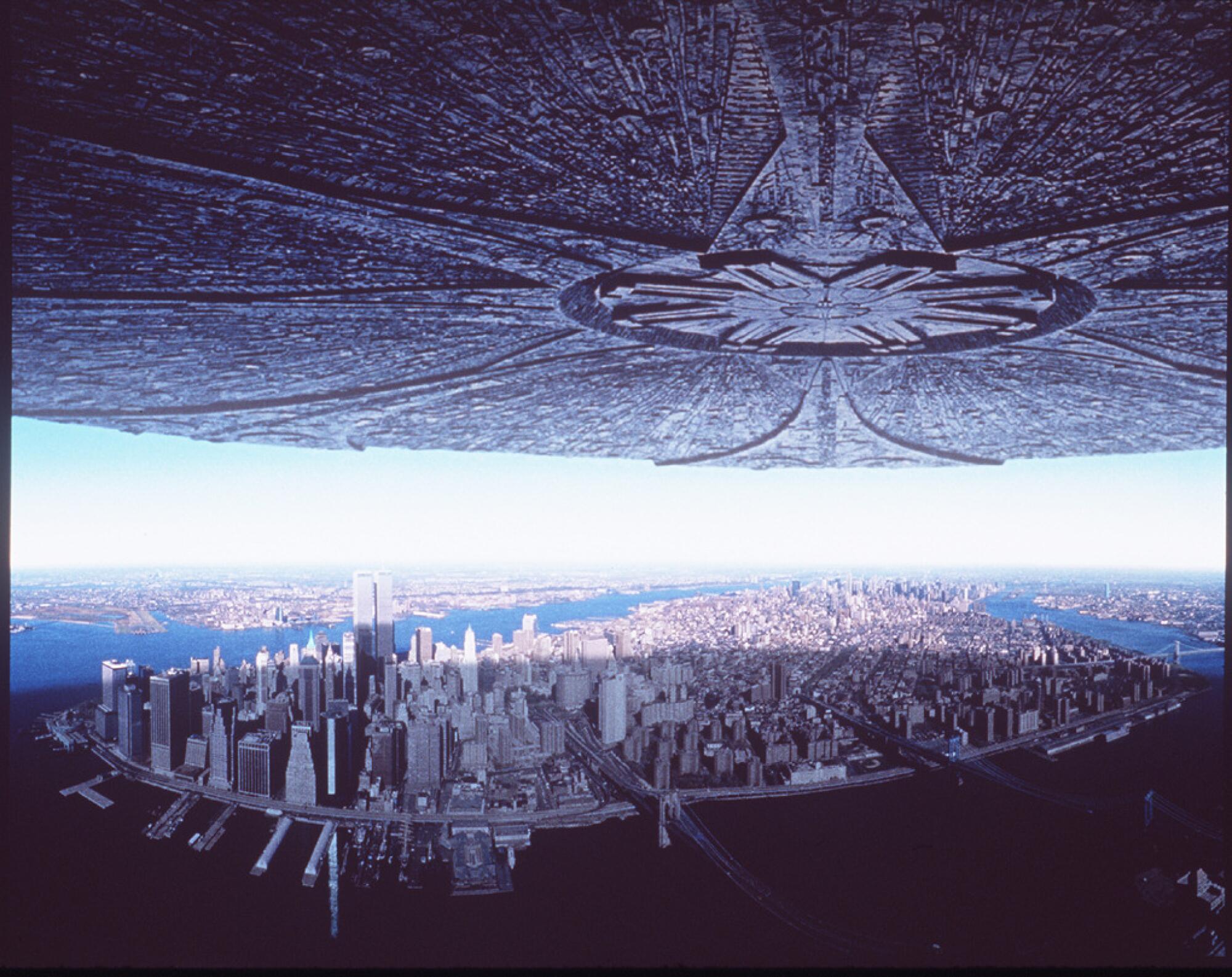 In "Independence Day," alien invaders target and destroy Los Angeles.