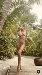 Abbey Clancy Shows Off Her Legs, Says "BTS" — Celebwell
