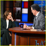 Kamala Harris Appears on 'Colbert' Show, Explains Why She's Not Running for Governor of California