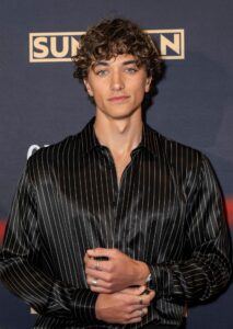 Gavin Casalegno at New York premiere of 'Queen of the Ring'
