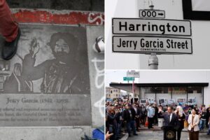 Grateful Dead guitarist Jerry Garcia has childhood street named for him in San Francisco