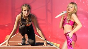 Sabrina Carpenter Barrier Run Lollapalooza Track And Field Mile Record