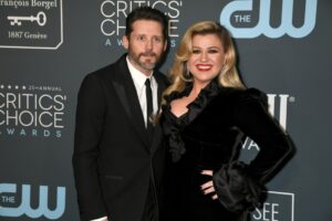 Kelly Clarkson and Brandon Blackstock at the Critics' Choice Awards.
