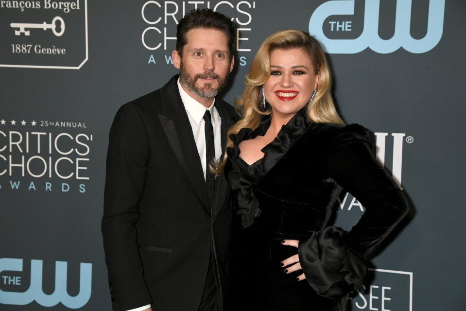 Kelly Clarkson and Brandon Blackstock at the Critics' Choice Awards.
