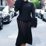 Lizzo seen at the 'Watch What Happens Live with Andy Cohen' in Hudson Square on May 12, 2025 in New York City. (Photo by Aeon/GC Images)