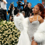 Megan Thee Stallion attends The 2025 Met Gala Celebrating "Superfine: Tailoring Black Style" - Arrivals
