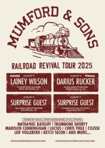 Mumford & Sons Depart Big Easy Station for Night One of Collaboration on Resurrected Railroad Revival Tour