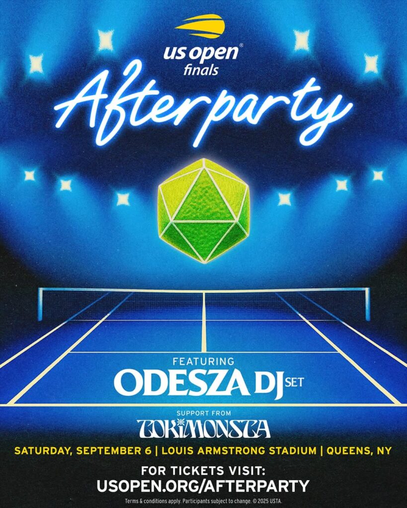 ODESZA to Headline Stadium Afterparty for 2025 US Open