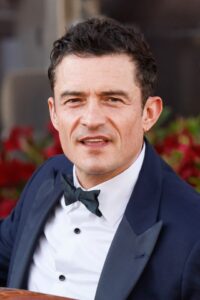 Orlando Bloom in a tuxedo.