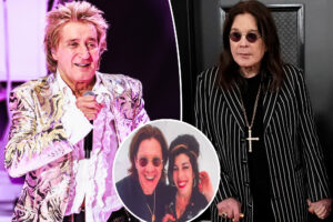 Rod Stewart under fire for AI-generated Ozzy Osbourne tribute