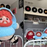 TikToker goes viral after crocheting a giant CaseOh plushie
