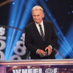 Pat Sajak hosting Celebrity Wheel of Fortune.