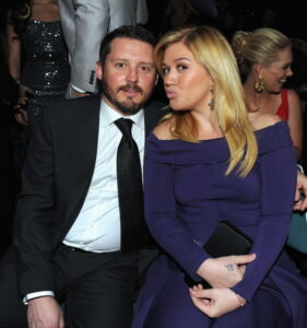 Kelly Clarkson and Brandon Blackstock in the audience during the 48th Annual Academy of Country Music Awards at the MGM Grand Garden Arena on April 7, 2013 in Las Vegas