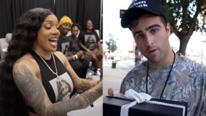 YouTuber Nick Nayersina nearly brings GloRilla to tears with unexpected birthday present